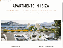 Tablet Screenshot of apartments-in-ibiza.com